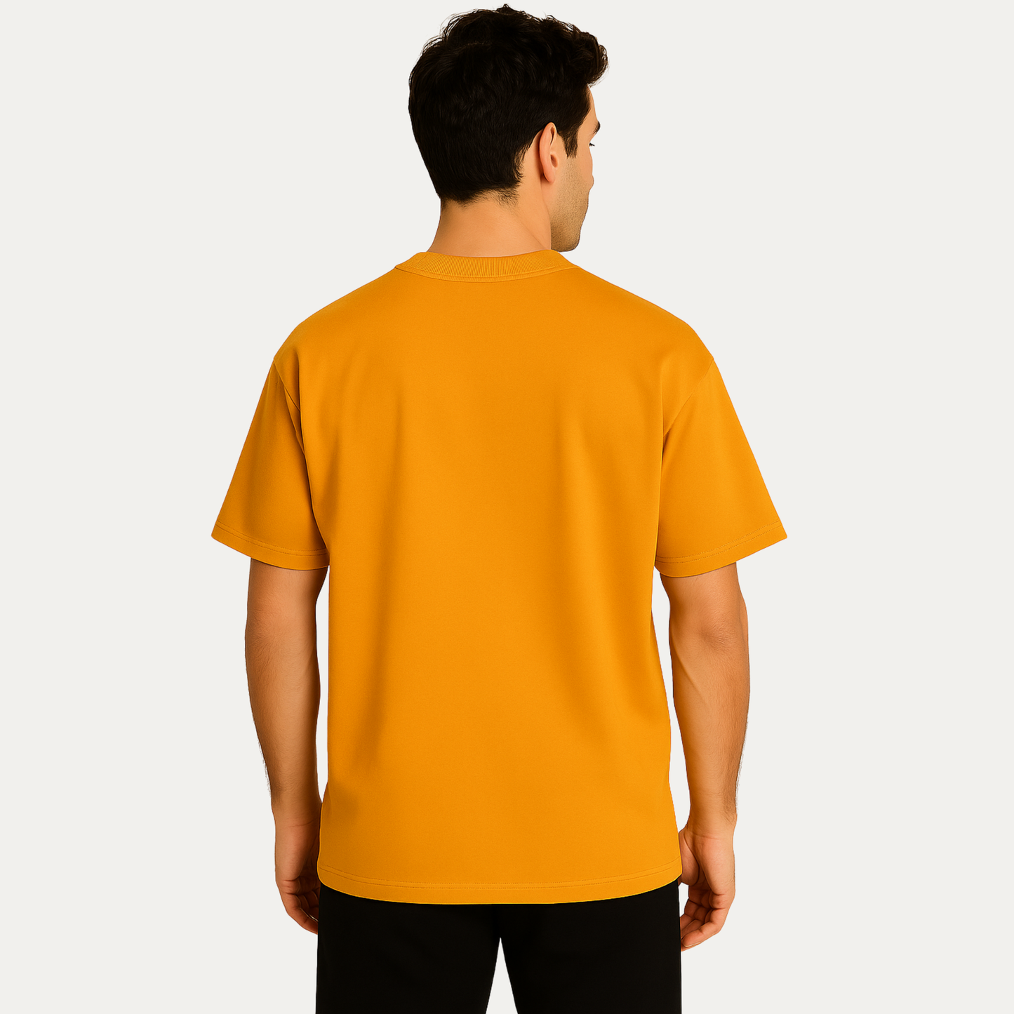 French Terry Oversized Plain T-Shirt