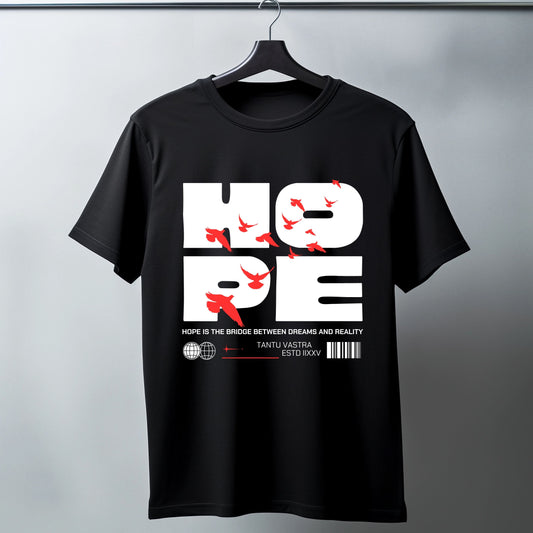 Hope French Terry Cotton Oversized T-Shirt