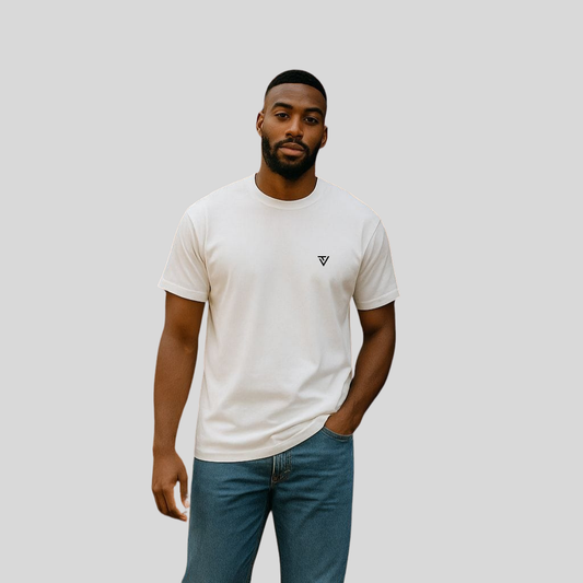 Premium White Cotton Over Size T-Shirt