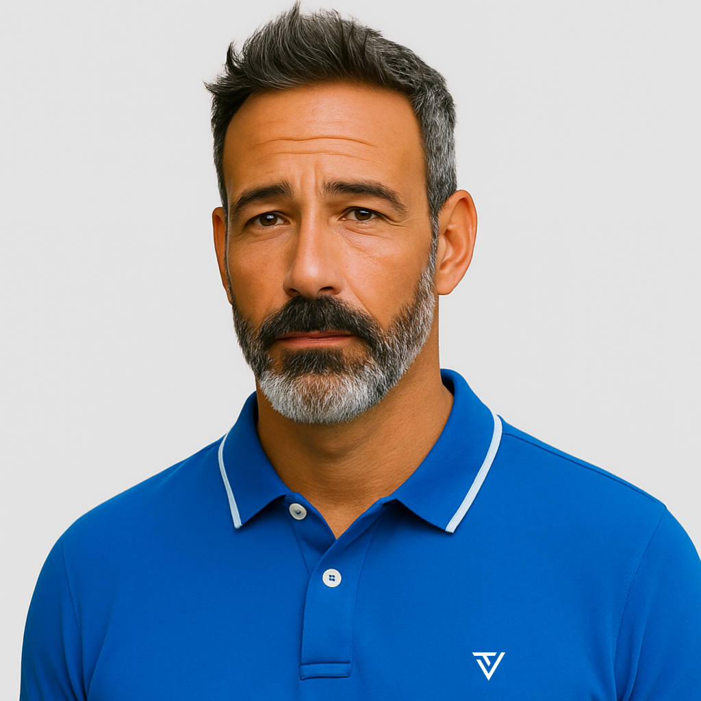 Royal Blue Premium Cotton with White Tipping
