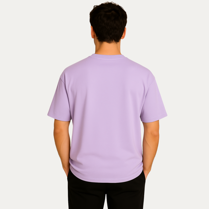 French Terry Oversized Plain T-Shirt