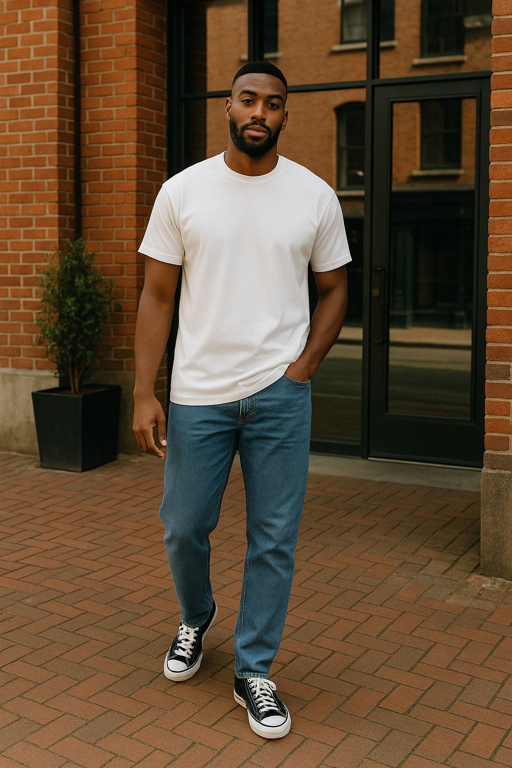 Premium White Cotton Over Size T-Shirt