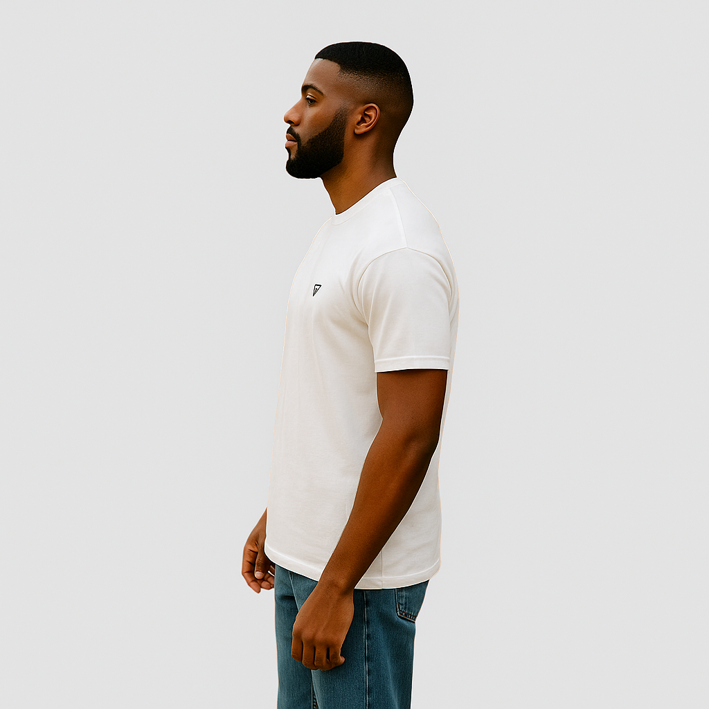 Premium White Cotton Over Size T-Shirt